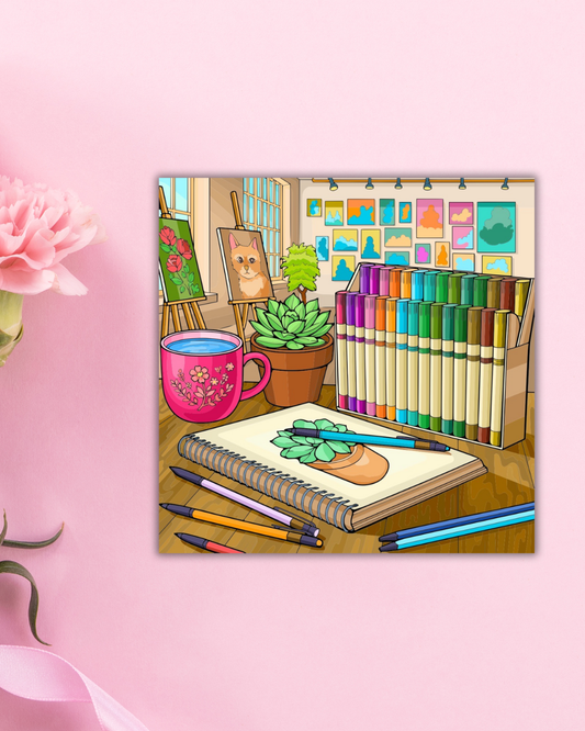 Artist Meadow Art Print Aesthetic Gift Decor