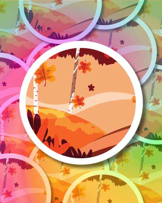 Autumn Evening Vinyl Sticker