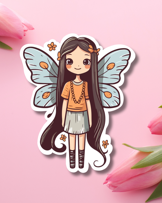 Autumn Fairy Vinyl Sticker