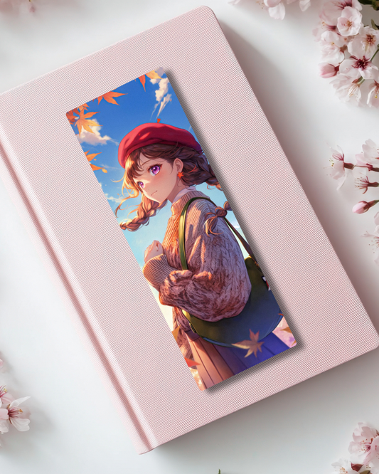 Autumn Girl Bookmark Handmade Bookish Gift