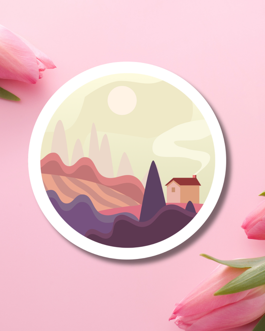 Autumn Home Vinyl Sticker