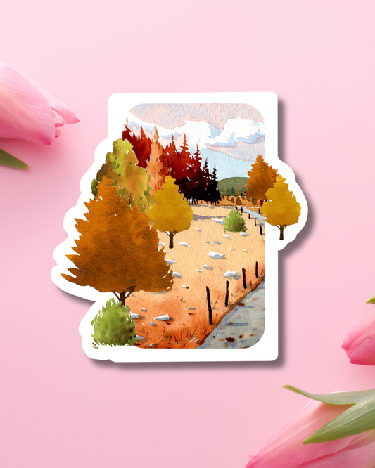 Autumn Trail Vinyl Sticker