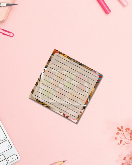 Autumn Bake Platter Notepad Aesthetic Cute Stationery Gift
