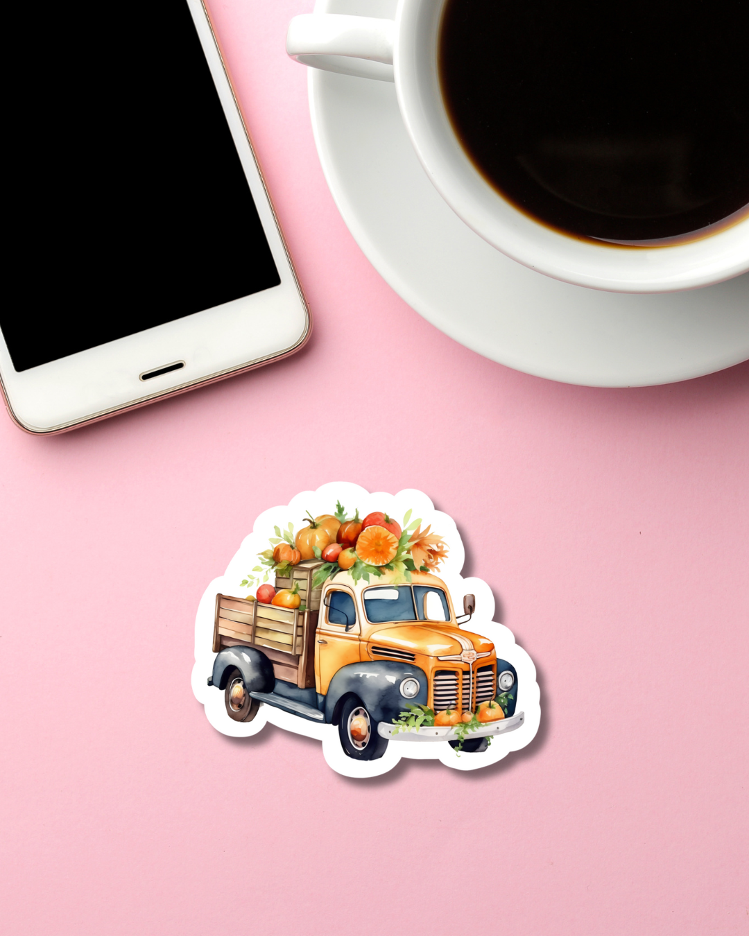 Autumn Car Mini Vinyl Sticker