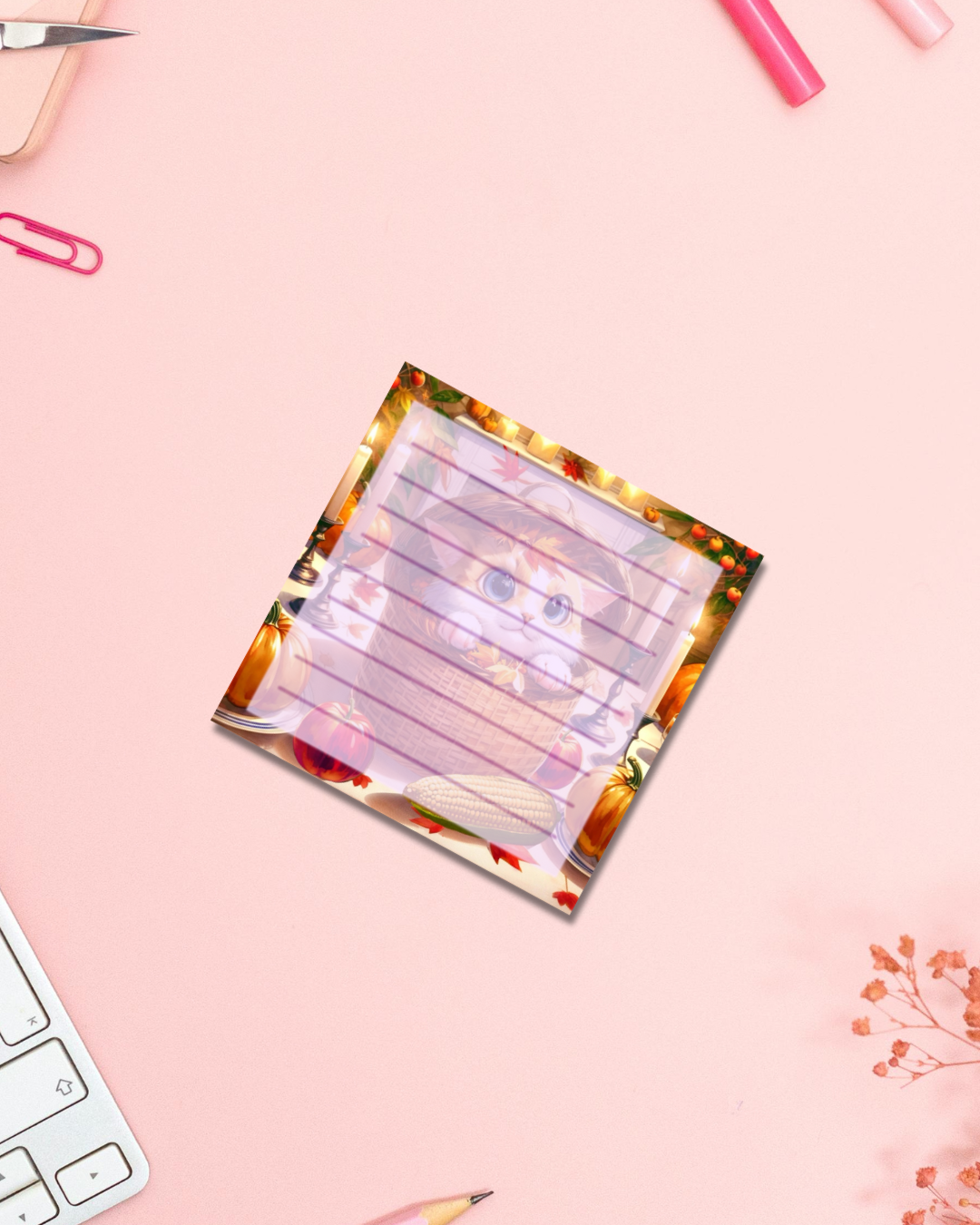 Autumn Cutie Notepad Aesthetic Cute Stationery Gift