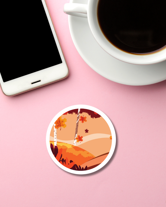 Autumn Evening Mini Vinyl Sticker