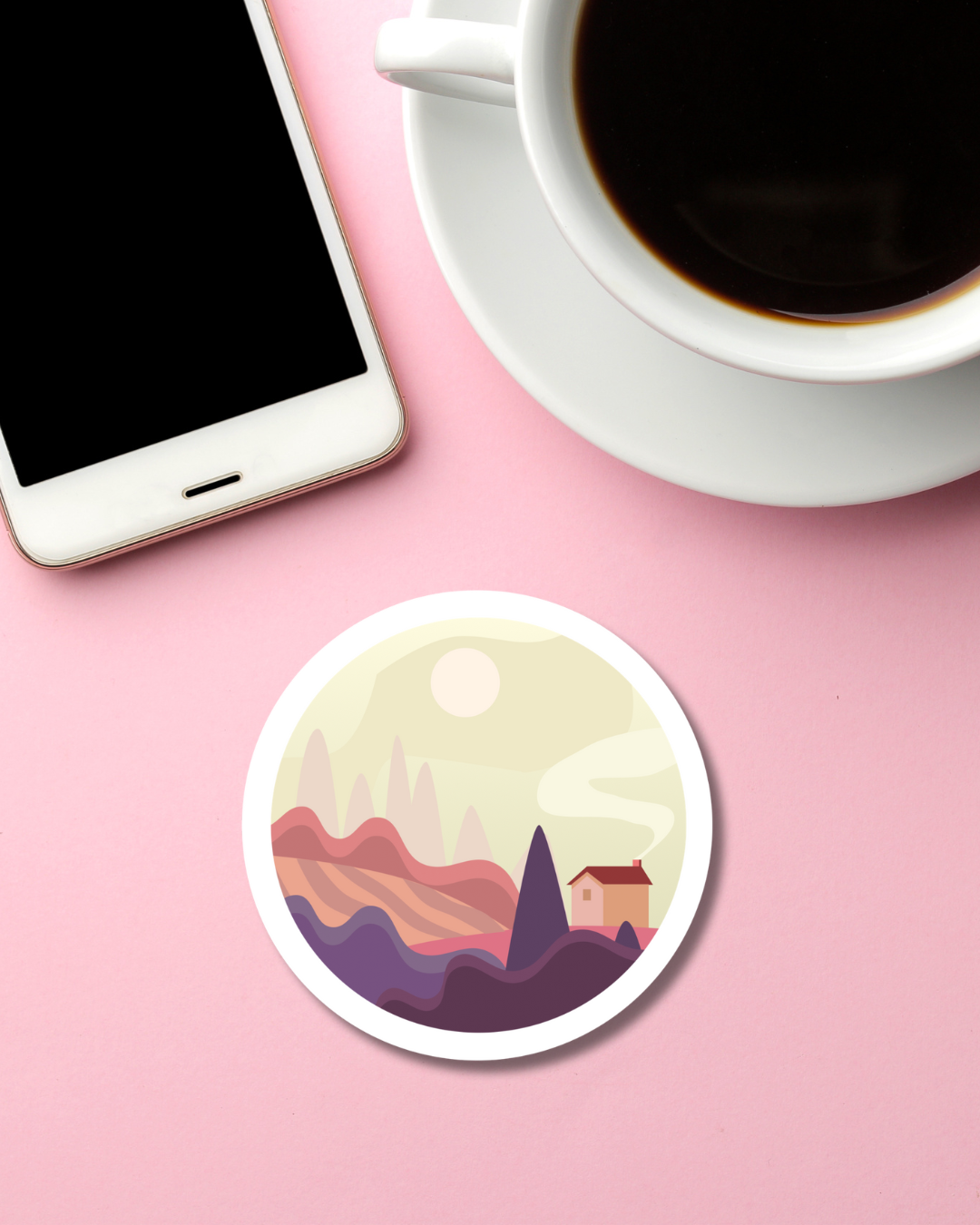 Autumn Home Mini Vinyl Sticker