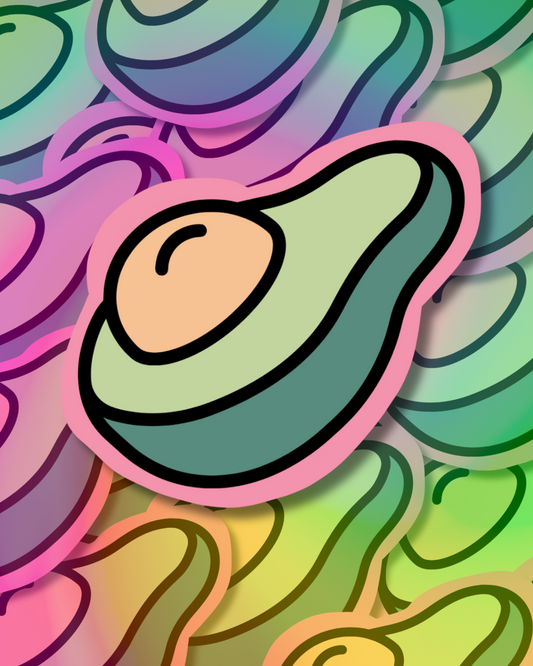 Avocado Vinyl Sticker