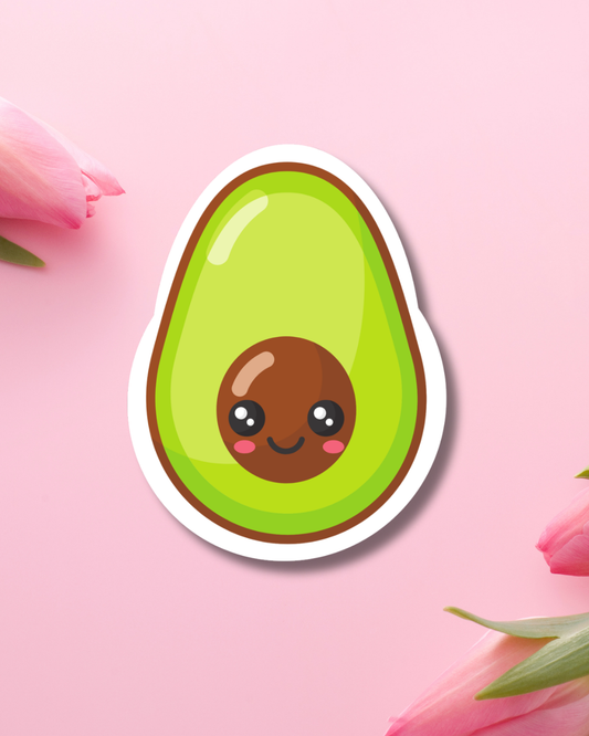 Avocado Cutie Vinyl Sticker