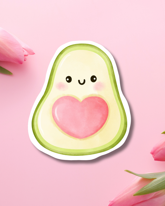Avocado Love Vinyl Sticker