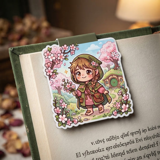 Hobbit Girl Magnetic Bookmark