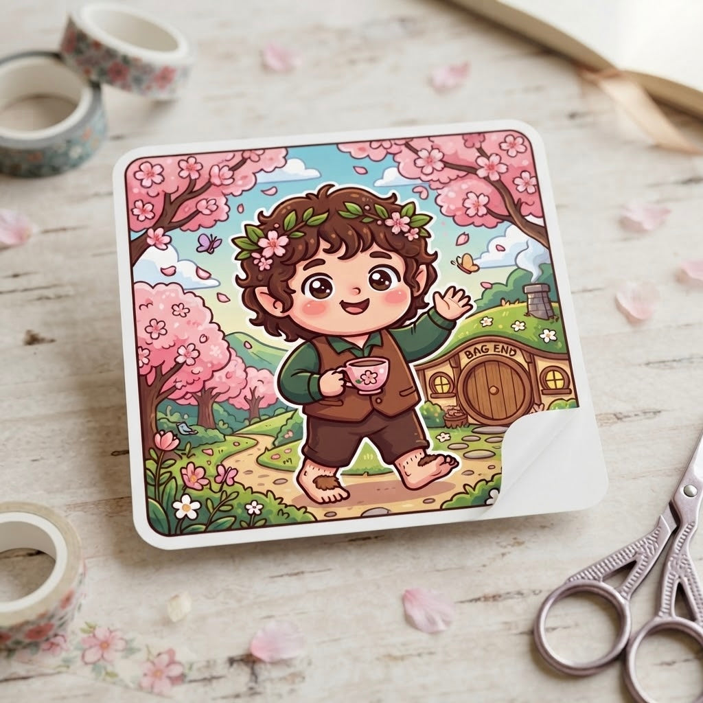 Hobbit Way Mini Sticker