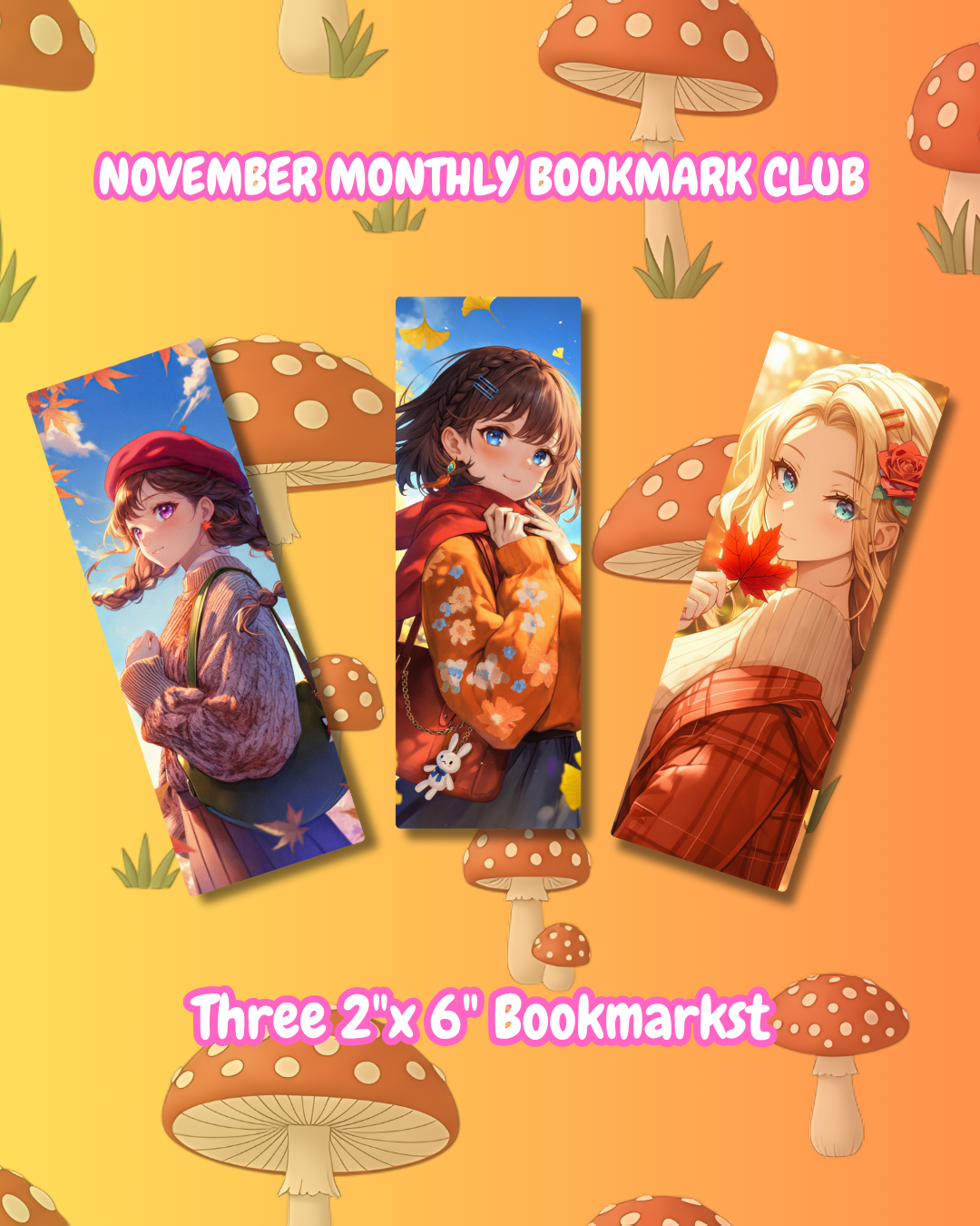🍁November Bookmark Club: Cozy Girl🍁