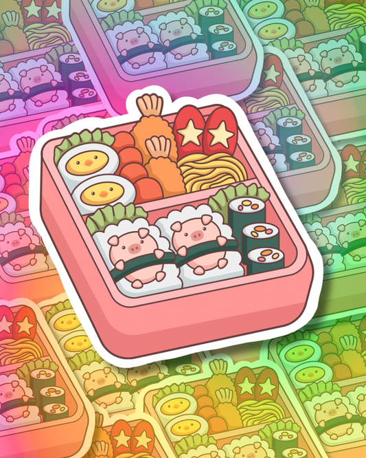 Bento Box Cuties Vinyl Sticker