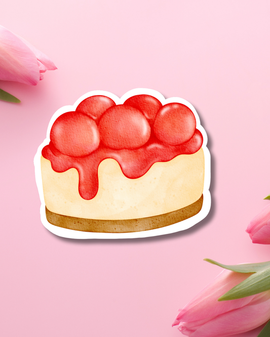 Berry Cheesecake Vinyl Sticker