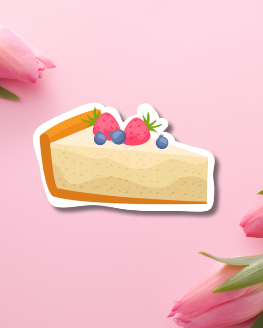 Berry Cheesecake Vinyl Sticker