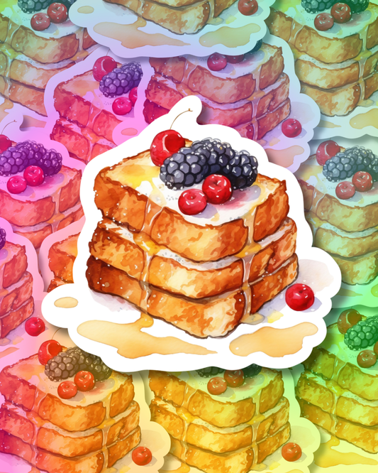 Berry French Toast Vinyl Sticker