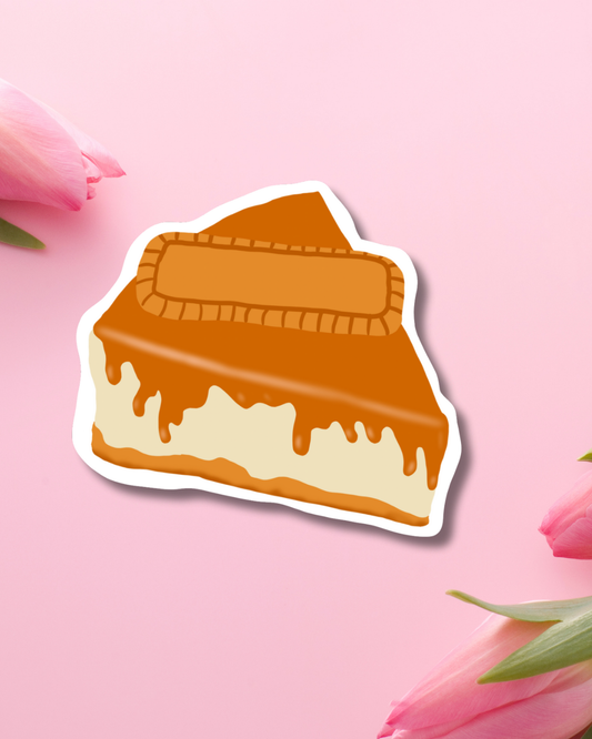 Biscotti Cheesecake Vinyl Sticker