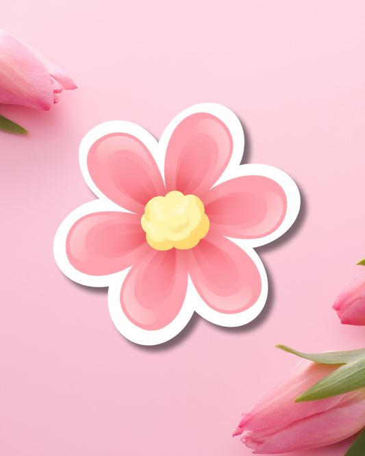 Blossom Daisy Vinyl Sticker