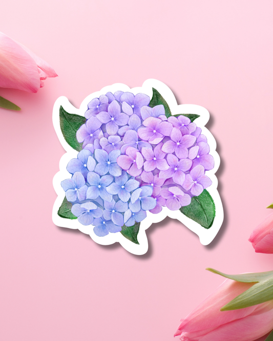 Blue-Purple Bliss Vinyl Sticker