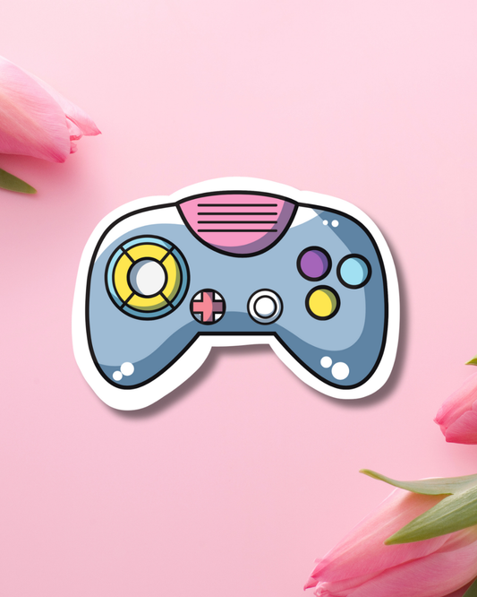 Blue Xbox Controller Vinyl Sticker