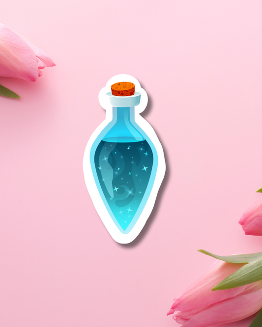 Blue Bottle Vinyl Sticker