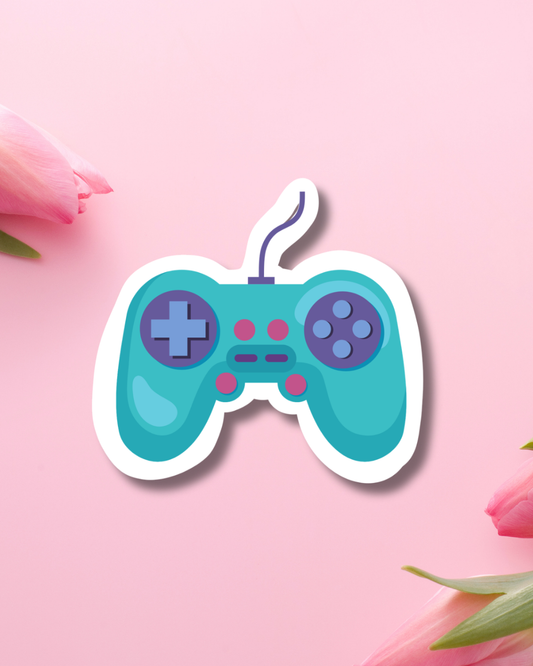 Blue Controller Vinyl Sticker