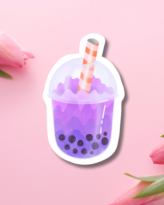 Blueberry Boba Vinyl Sticker