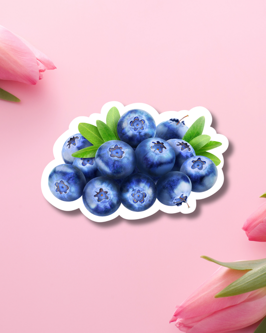 Blueberry Bunch Vinyl Sticker