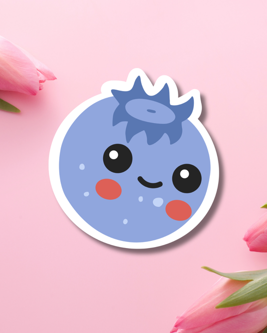 Blueberry Cutie Vinyl Sticker