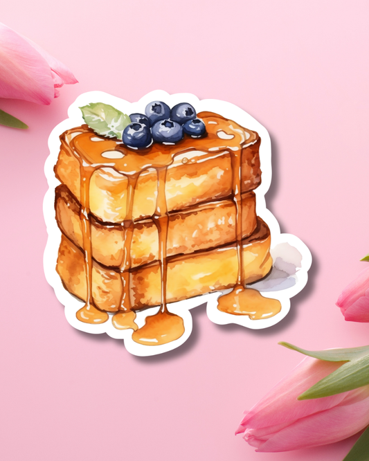 Blueberry French Toast Vinyl Sticker