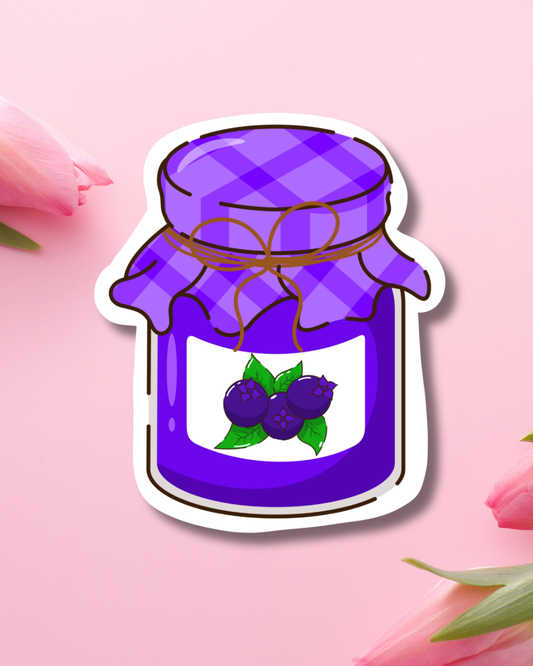 Blueberry Jelly Vinyl Sticker