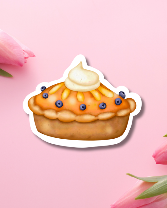 Blueberry Pie Vinyl Sticker