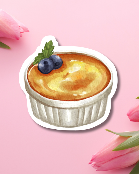 Blueberry Tart Vinyl Sticker