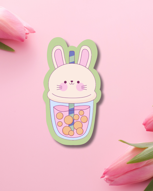 Boba Bunny Vinyl Sticker