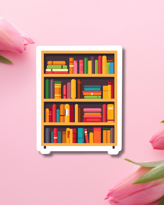 Book Shelve Vinyl Sticker