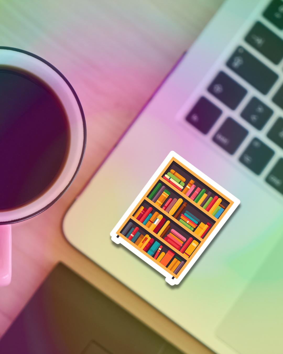 Book Shelve Vinyl Sticker