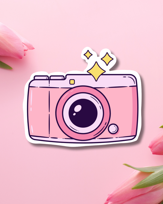Bright Camera Vinyl Sticker