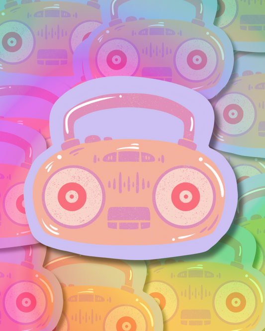 Bright Radio Vinyl Sticker
