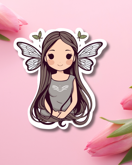 Butterfly Fairy Vinyl Sticker