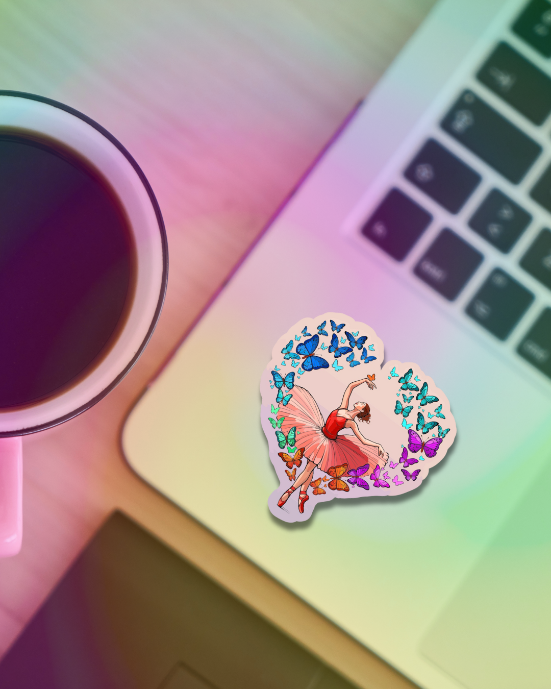 Butterfly Love Vinyl Sticker