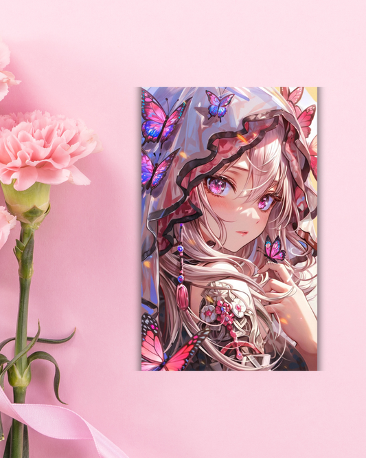 Butterfly Ninja Art Print Aesthetic Gift Decor