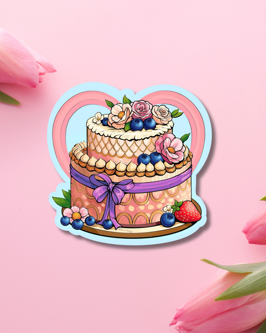 Cake Love Vinyl Sticker