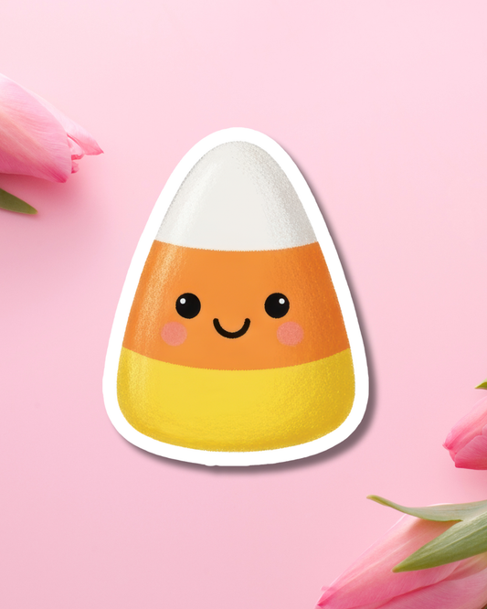 Candy Corn Cutie Vinyl Sticker