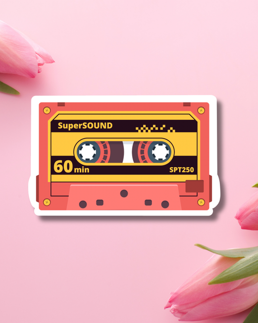 Cassette Nostalgia Vinyl Sticker