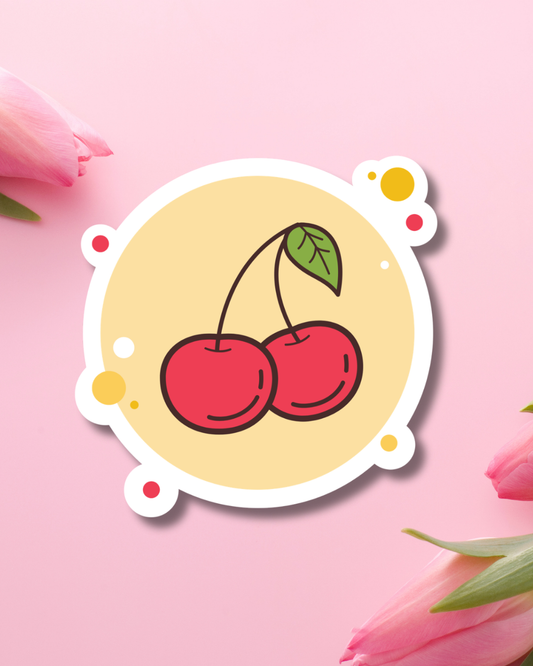 Cherry Dream Vinyl Sticker