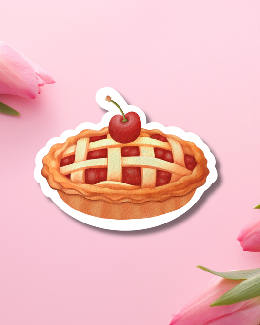 Cherry Pie Vinyl Sticker