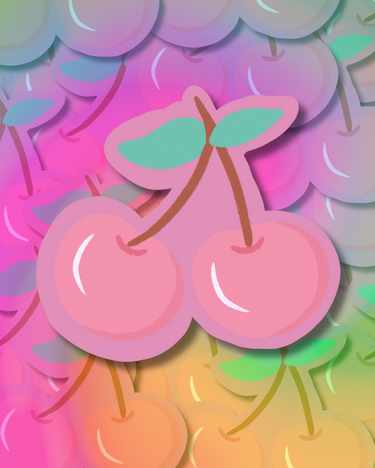 Cherry Bomb Vinyl Sticker