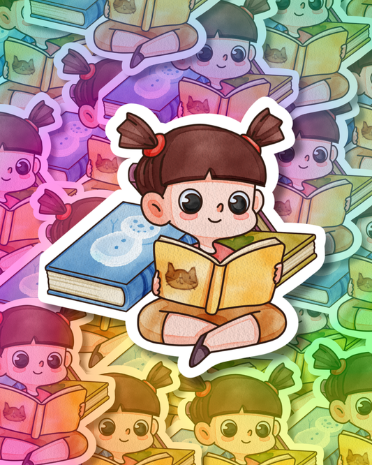 Children Books Vinyl Sticker