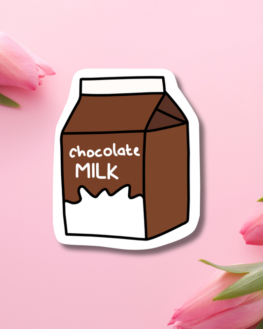Chocolate Milk Vinyl Sticker